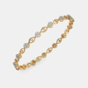 Deifilia Round Diamond Bangle