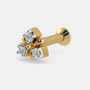 Fuchsia Diamond Nose Screw