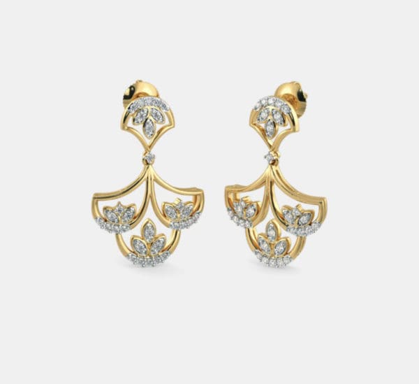 Harriet Drop Diamond Earrings