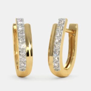 Silvana Diamond Hoop Earrings Silvana Diamond Hoop Earrings