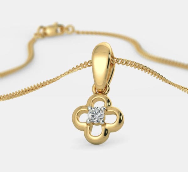 The Blossom Of Joy Diamond Pendant