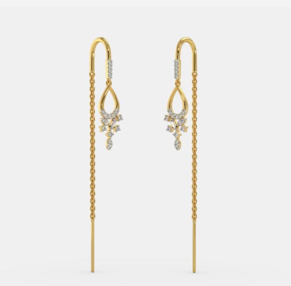 The Aamira Sui Dhaga Diamond Earrings