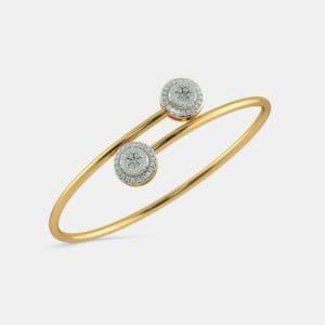 The Maresha Twister Diamond Bangle