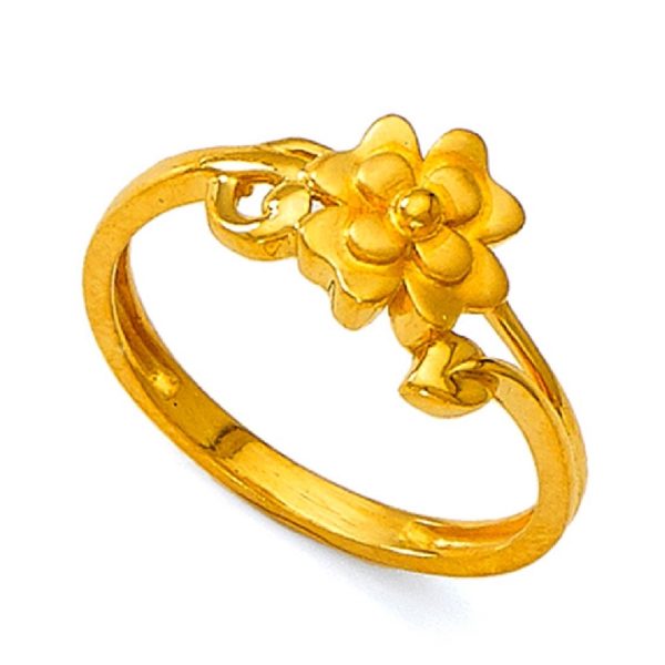 Gold Blossom Flower Ring