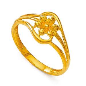 Blossom Flower Gold Ring