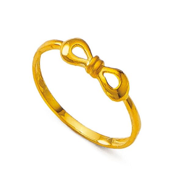 Bow Women Gold Ring