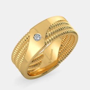 Quest Gold Band Ring