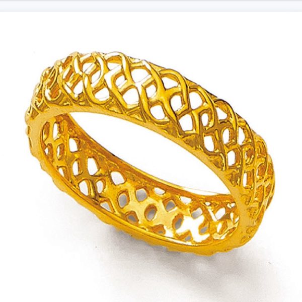 Over Laping Gold Ring
