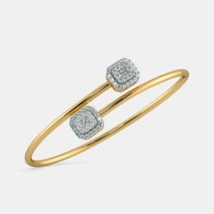 Mukunda Twister Gold Bangle