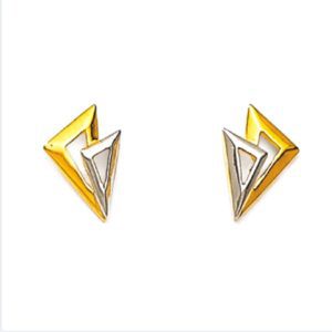 3D Triangle Gold Tops