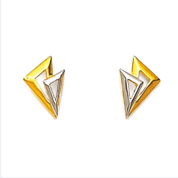 3D Triangle Gold Tops