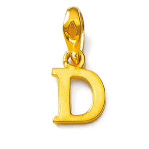 Initial D Gold Pendant