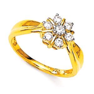 Aasmi Yellow Gold Ring