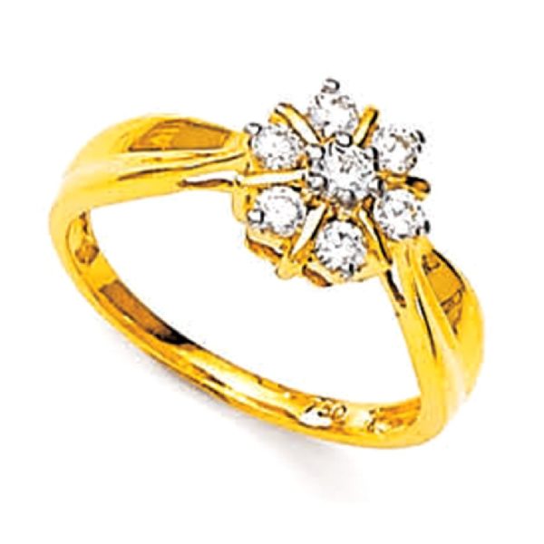 Aasmi Yellow Gold Ring