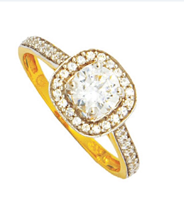 Blasie Yellow Gold Ring