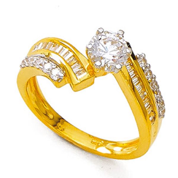 Charming Curls Gold Ring