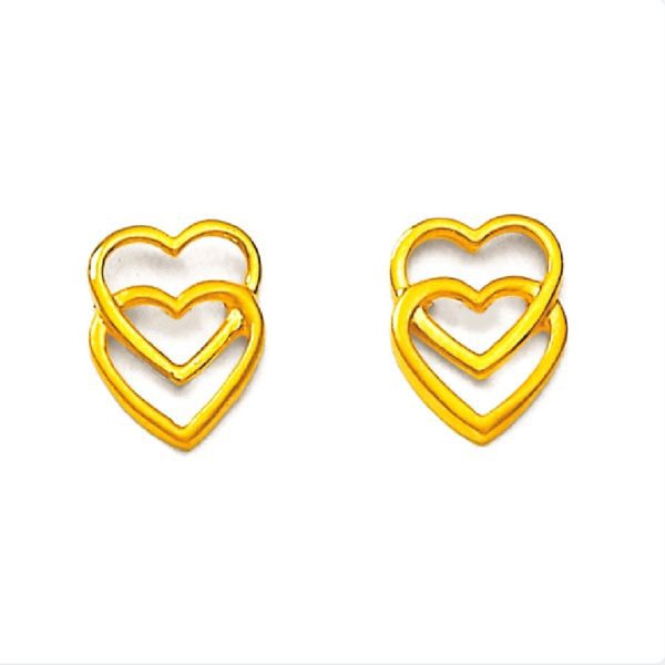 Crossing Heart Gold Tops