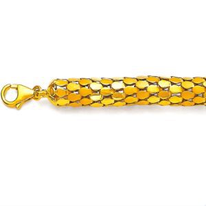 Ethnic Men's Gold Bracelet