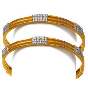 Glittering Gold Bangles