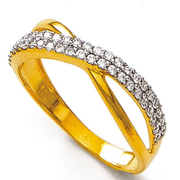 Gloria Wave Gold Ring