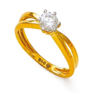 Love Spark Gold Ring