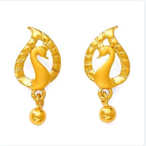 Peacock Drop Gold Tops