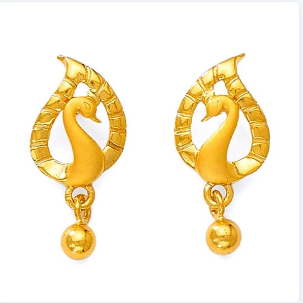 Peacock Drop Gold Tops