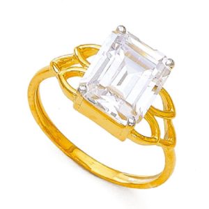 Quad Madness Gold Ring