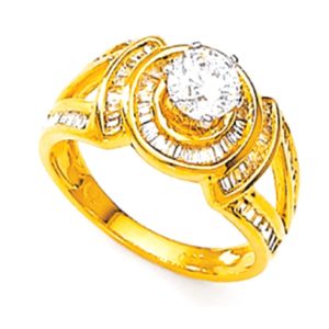 Rock Bort Women's Gold Ring Rock Bort Women's Gold Ring