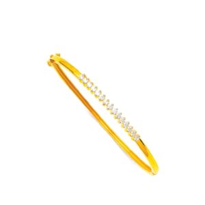 Shimmer Yellow Gold Bracelet