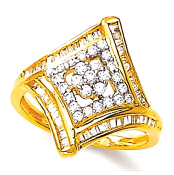 Vedika Yellow Gold Ring