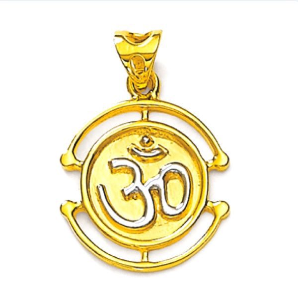 Circlet Om Gold Pendant