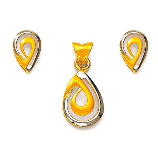 Duo Tear Drop Pendant Set
