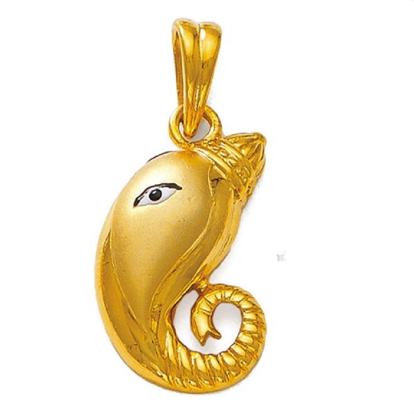 Crafty Ganesh Gold Pendant