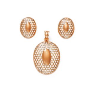 Traditional Gold Pendant Set