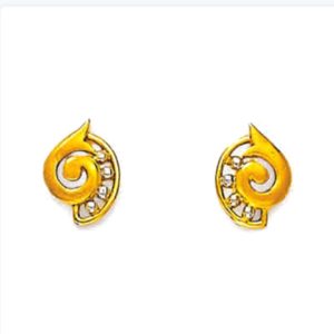 Designer Snail Yellow Gold Tops