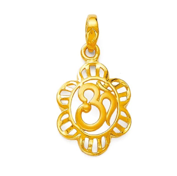Divine Om Gold Pendant