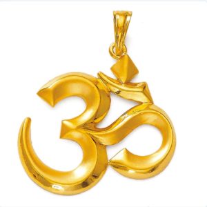 Wondrous Om Gold Pendant