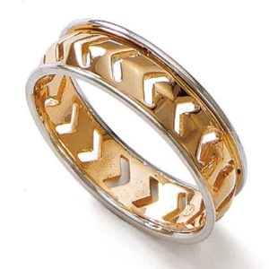 Arrow Move Rose Gold Band