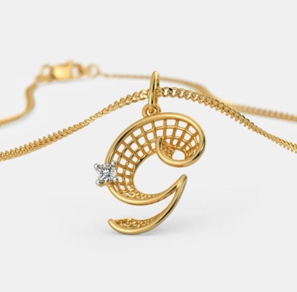 The Gorgeous Diamond G Pendant