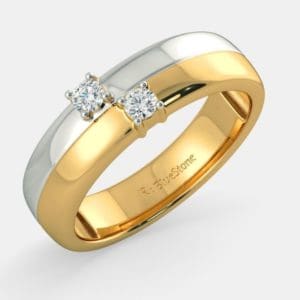 Dual Sonata Yellow Gold Ring