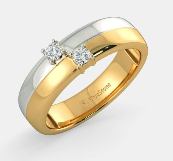 Dual Sonata Yellow Gold Ring