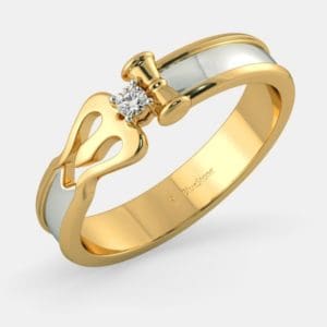 The Divine Trishool Diamond Ring For Him
