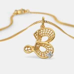 The Beautiful Diamond B Pendant