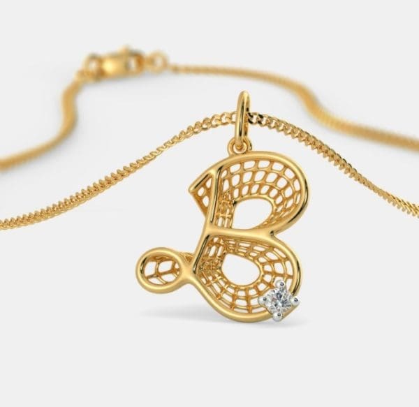 The Beautiful Diamond B Pendant