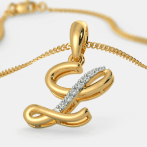 The Liham Diamond L Pendant