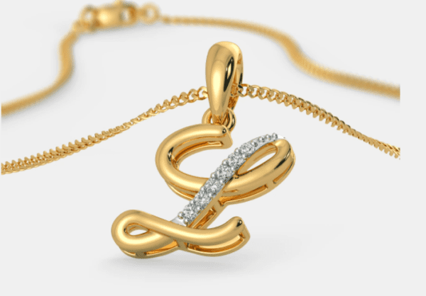 The Liham Diamond L Pendant