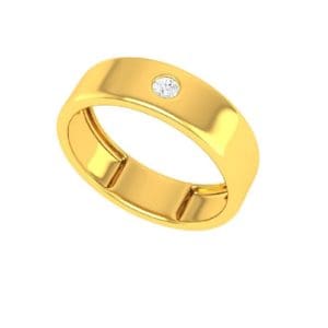 Vivaan Yellow Gold Band Ring Vivaan Yellow Gold Band Ring