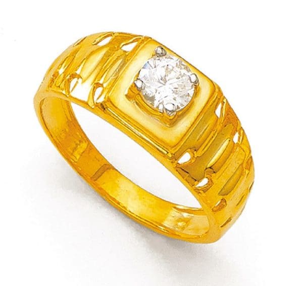 Club Yellow Gold Ring