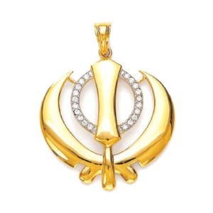 The Akal Purakh Divine Gold Pendant
